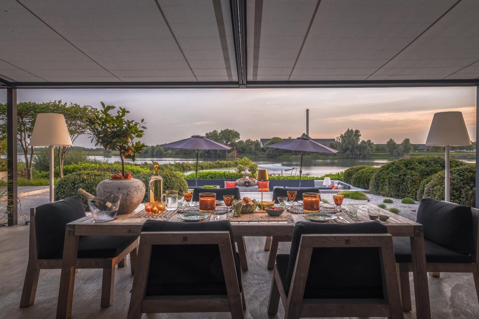 Uitzicht vanuit ultieme luxe